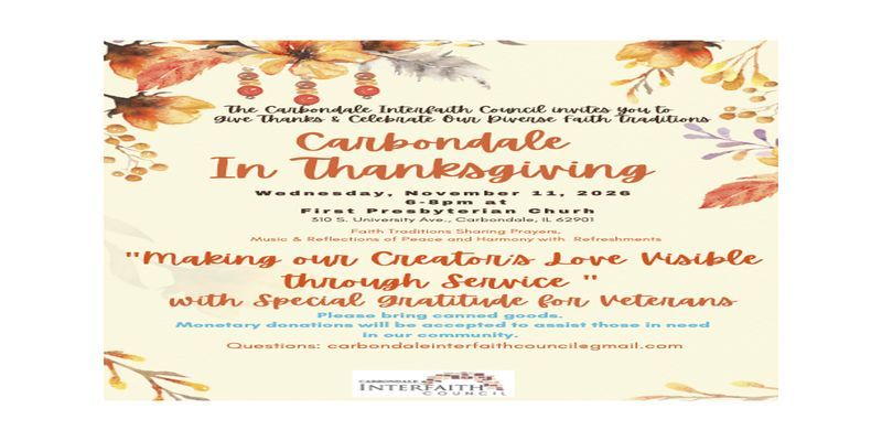 Carbondale in Thanksgiving promotional image