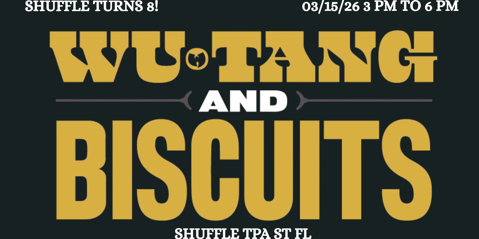 Shuffle Turns 8! Let's Wu-Tang promotional image