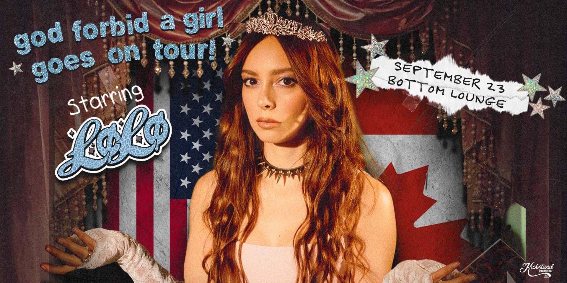 LØLØ - God Forbid a Girl Goes on Tour promotional image