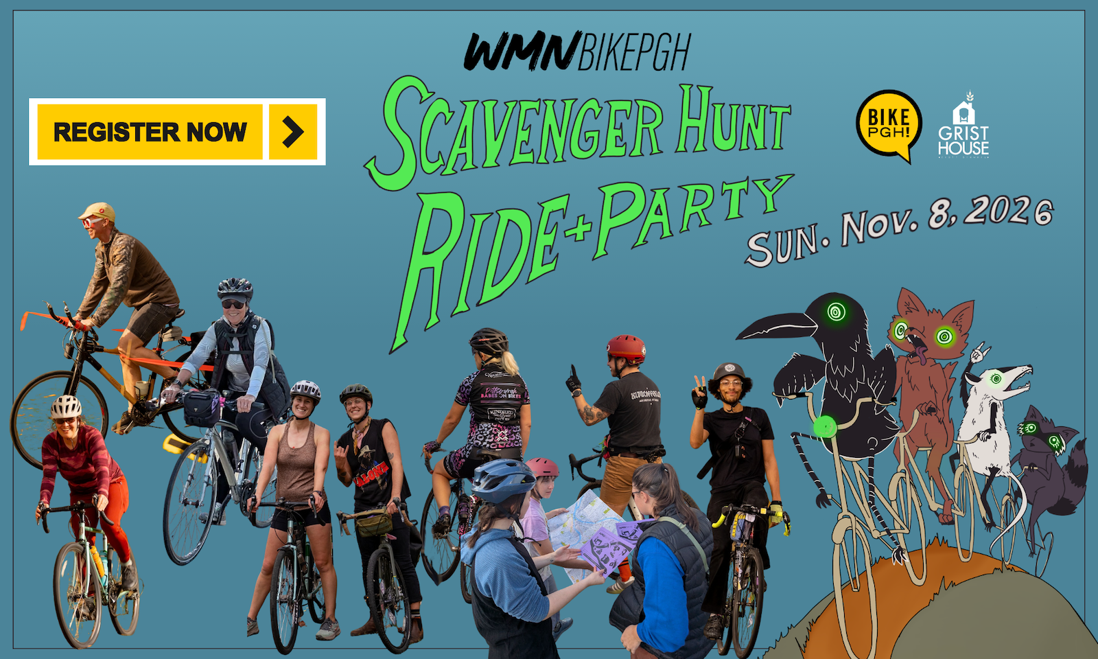 🦝 WMNBikePGH Scavenger Hunt Ride + Party photo 1