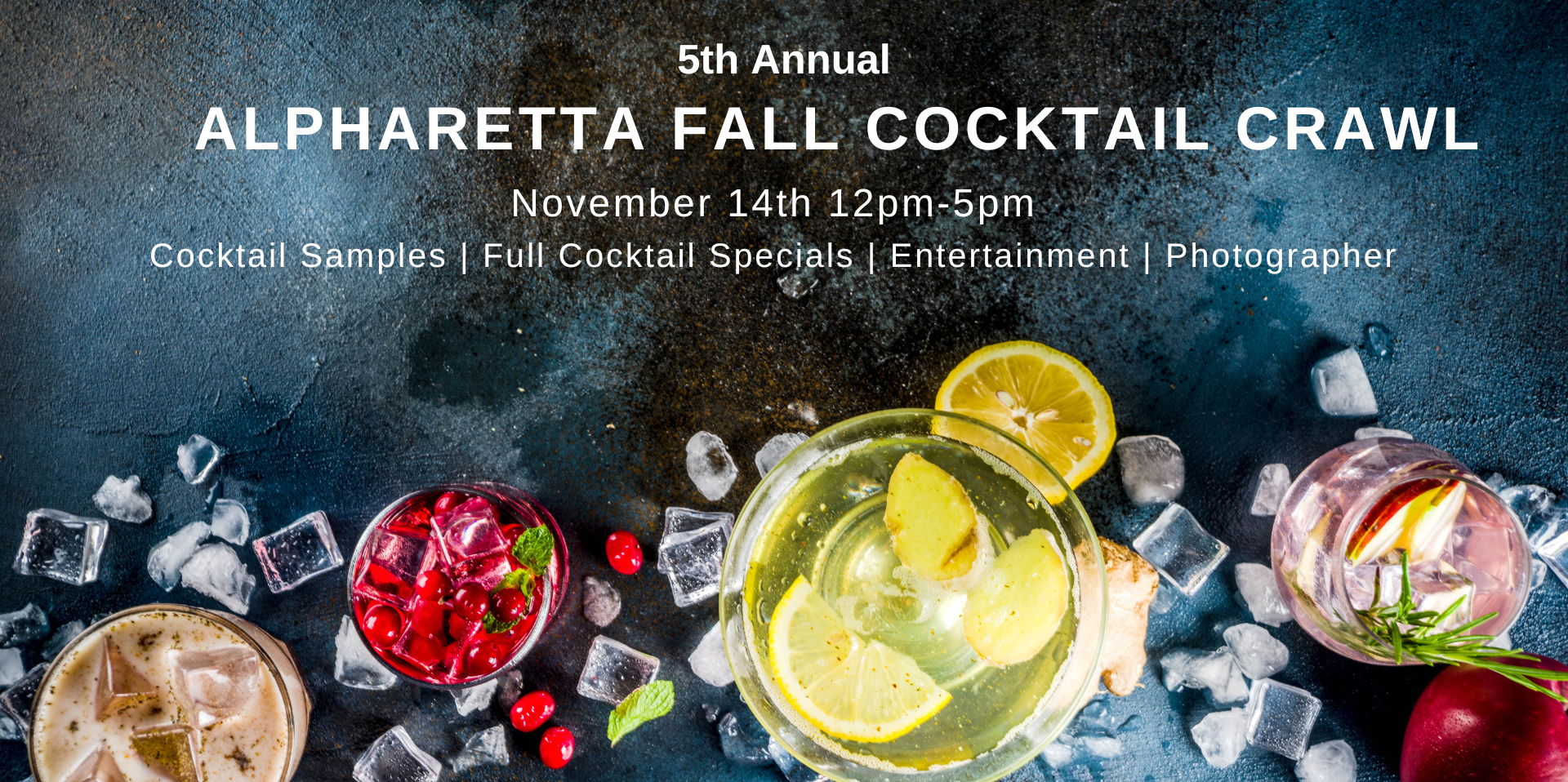 5th Annual Alpharetta Fall Cocktail Crawl promotional image
