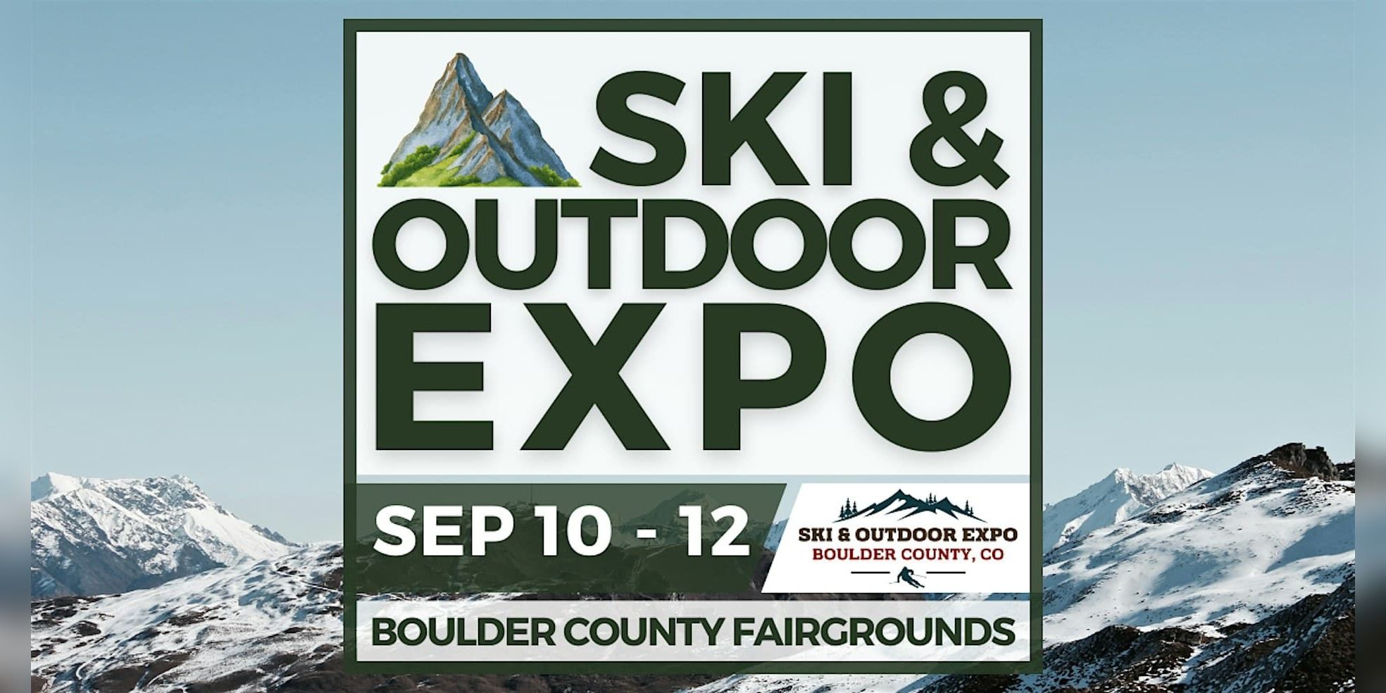 Boulder County Ski & Outdoor Expo, September 2027 promotional image