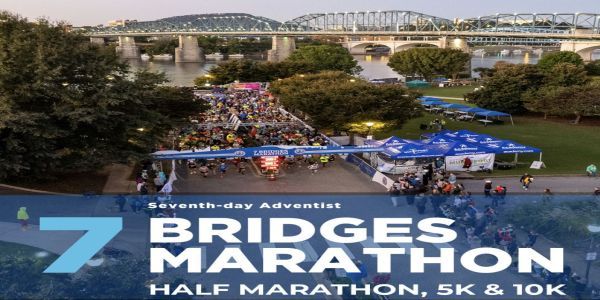 7 Bridges Marathon - Marathon, Half Marathon, 10K, 5K, and Kiddie K promotional image