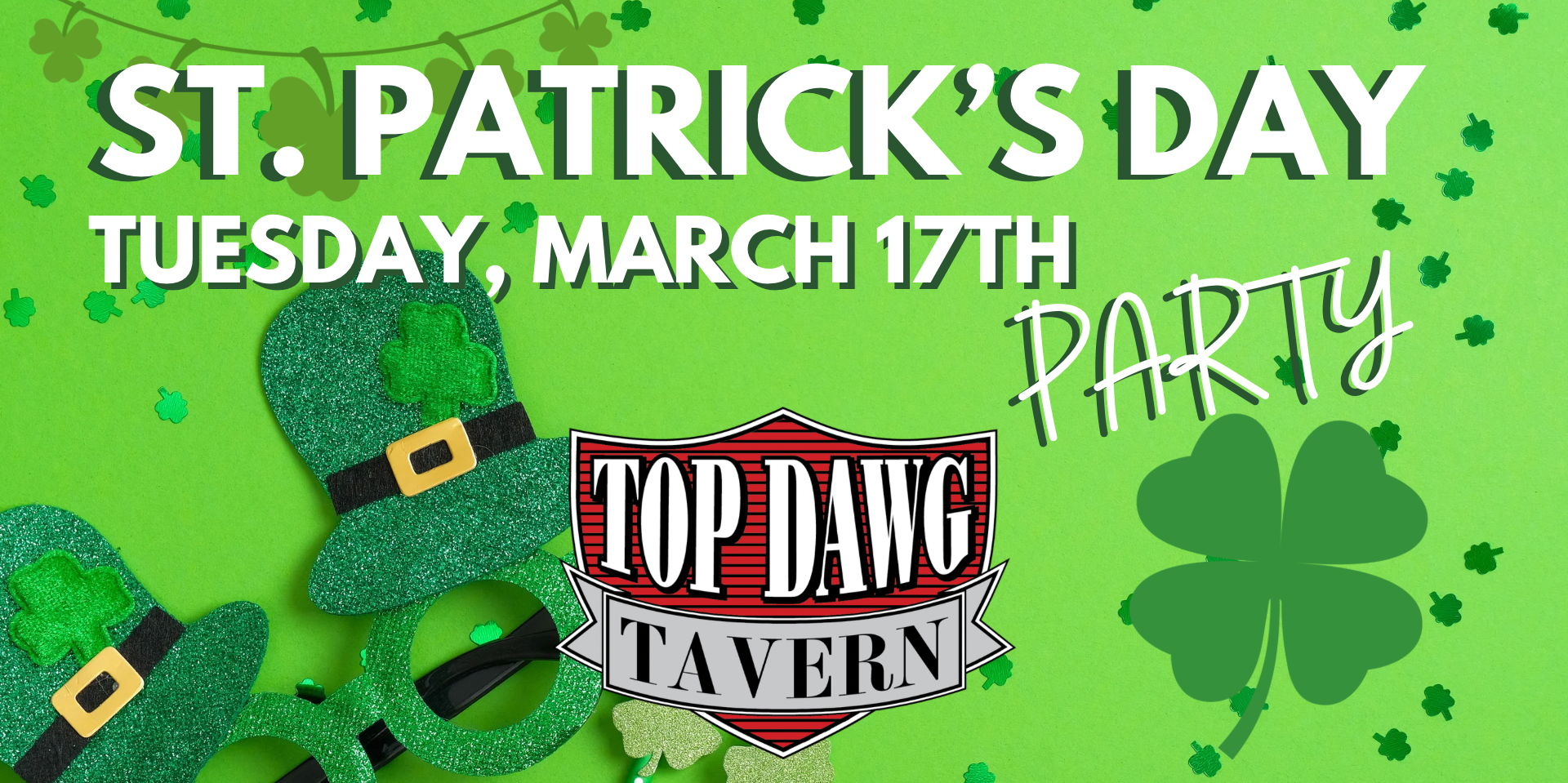 Celebrate St. Patrick's Day at Top Dawg Tavern in Bethlehem promotional image