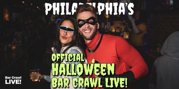 Philadelphia Official Halloween Bar Crawl 2026 By Bar Crawl LIVE! promotional image
