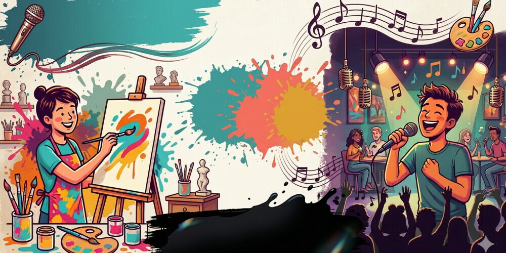 Paint and Karaoke promotional image