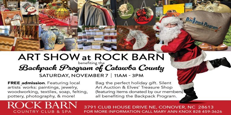 Art Show to Benefit the Backpack Program of Catawba County promotional image