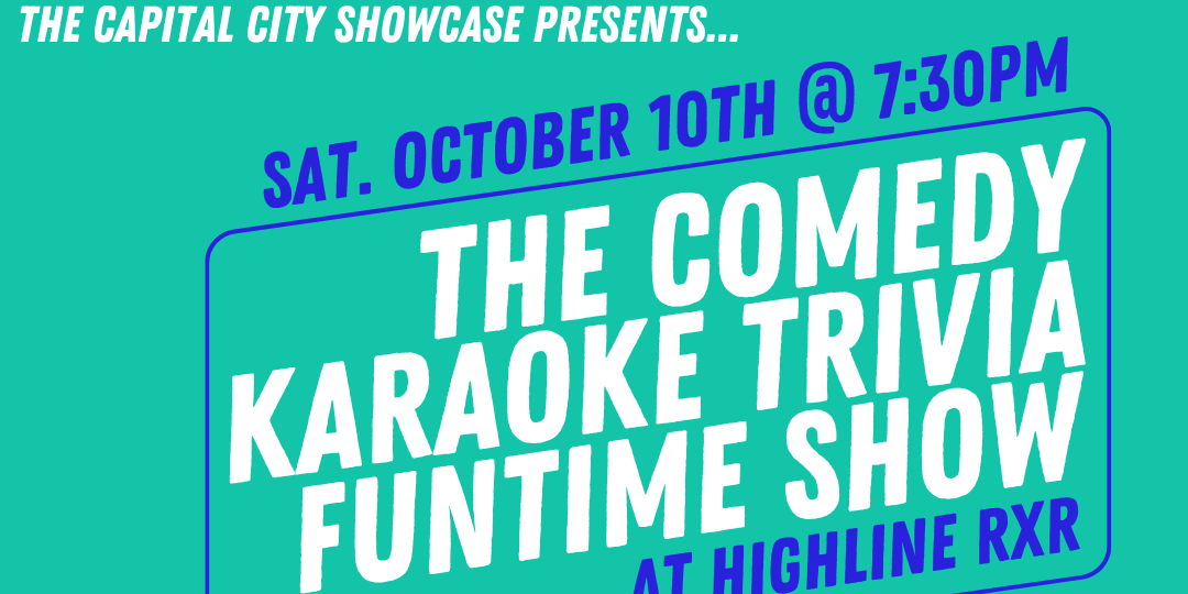 The Comedy Karaoke Trivia Funtime Show with Jenny Questell promotional image