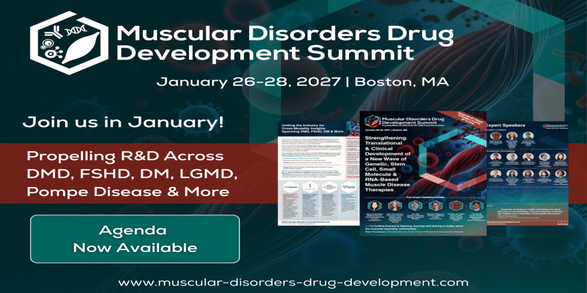 Muscular Disorders Drug Development Summit promotional image