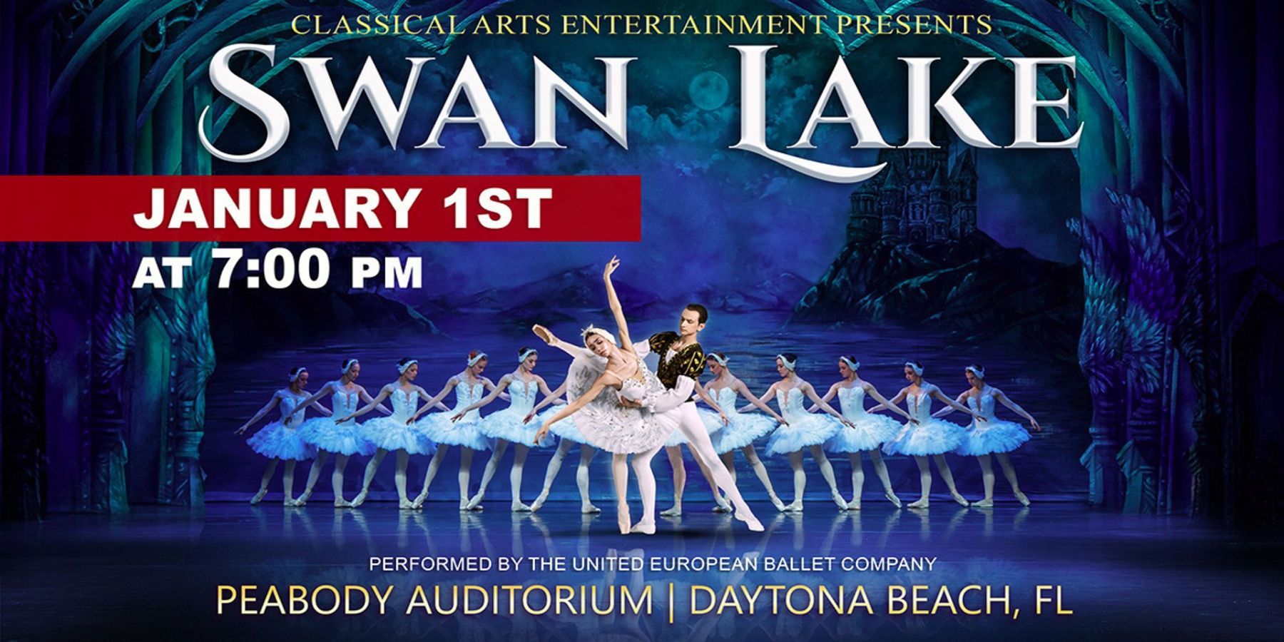 SWAN LAKE by The United European Ballet Company - Daytona Beach promotional image