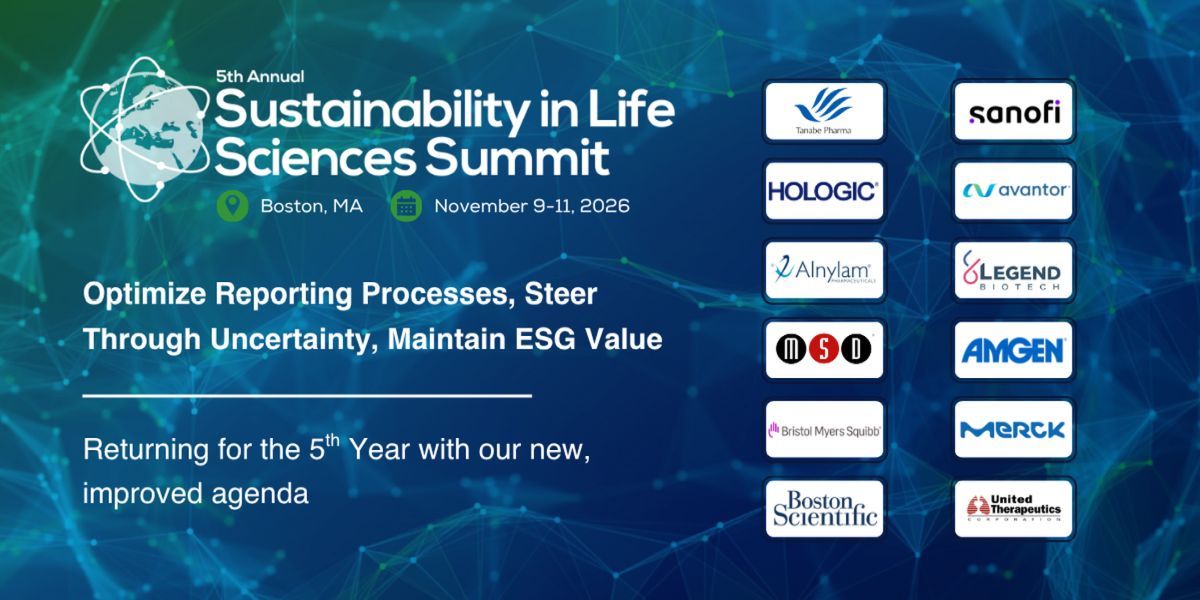 5th Sustainability in Life Sciences Summit promotional image