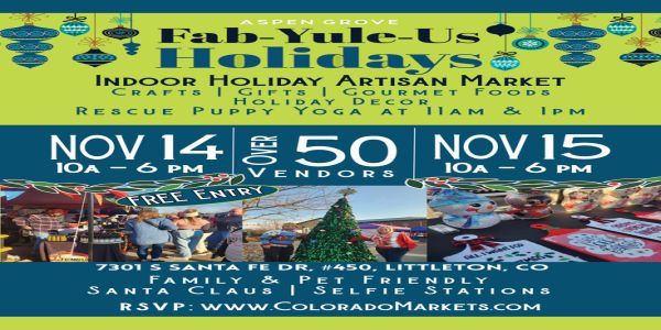 Fab-YULE-us Holiday Market at Aspen Grove - Littleton promotional image