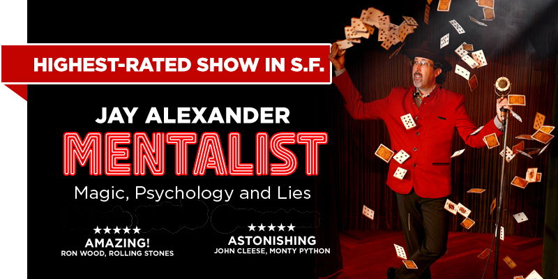 An Evening with a Mentalist: Jay Alexander's Mind Tricks Live promotional image