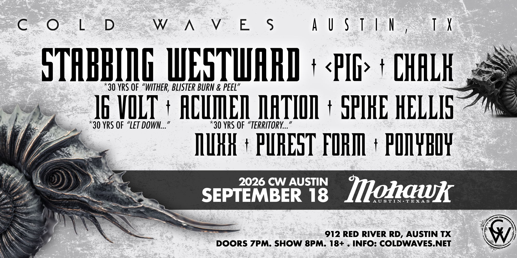Cold Waves x Resound x Mohawk Present: COLD WAVES FESTIVAL promotional image