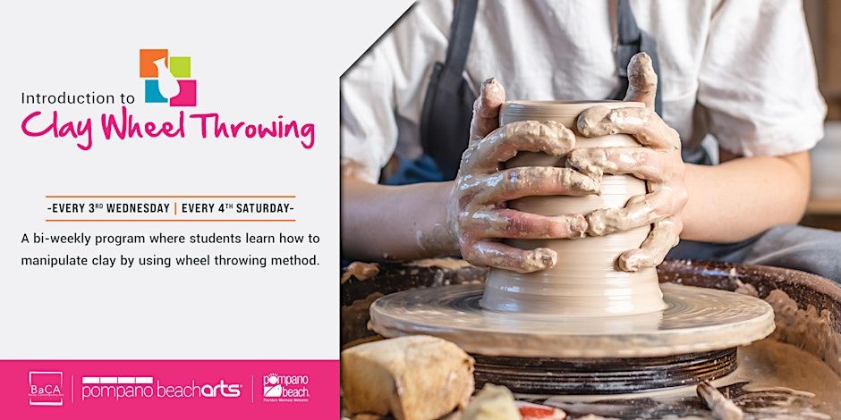 Introduction to Clay – Wheel Throwing (Wednesday, Saturday) promotional image