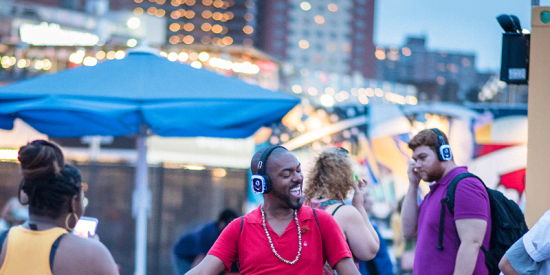 Uptown Market ATL: Battle of the Generations Silent Disco (3 Live DJs) promotional image