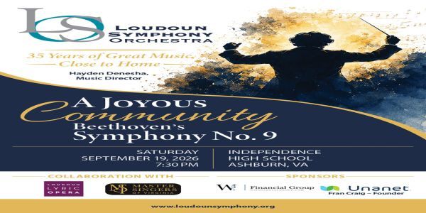 Loudoun Symphony Presents A Joyous Community - Beethoven's Symphony No. 9 promotional image