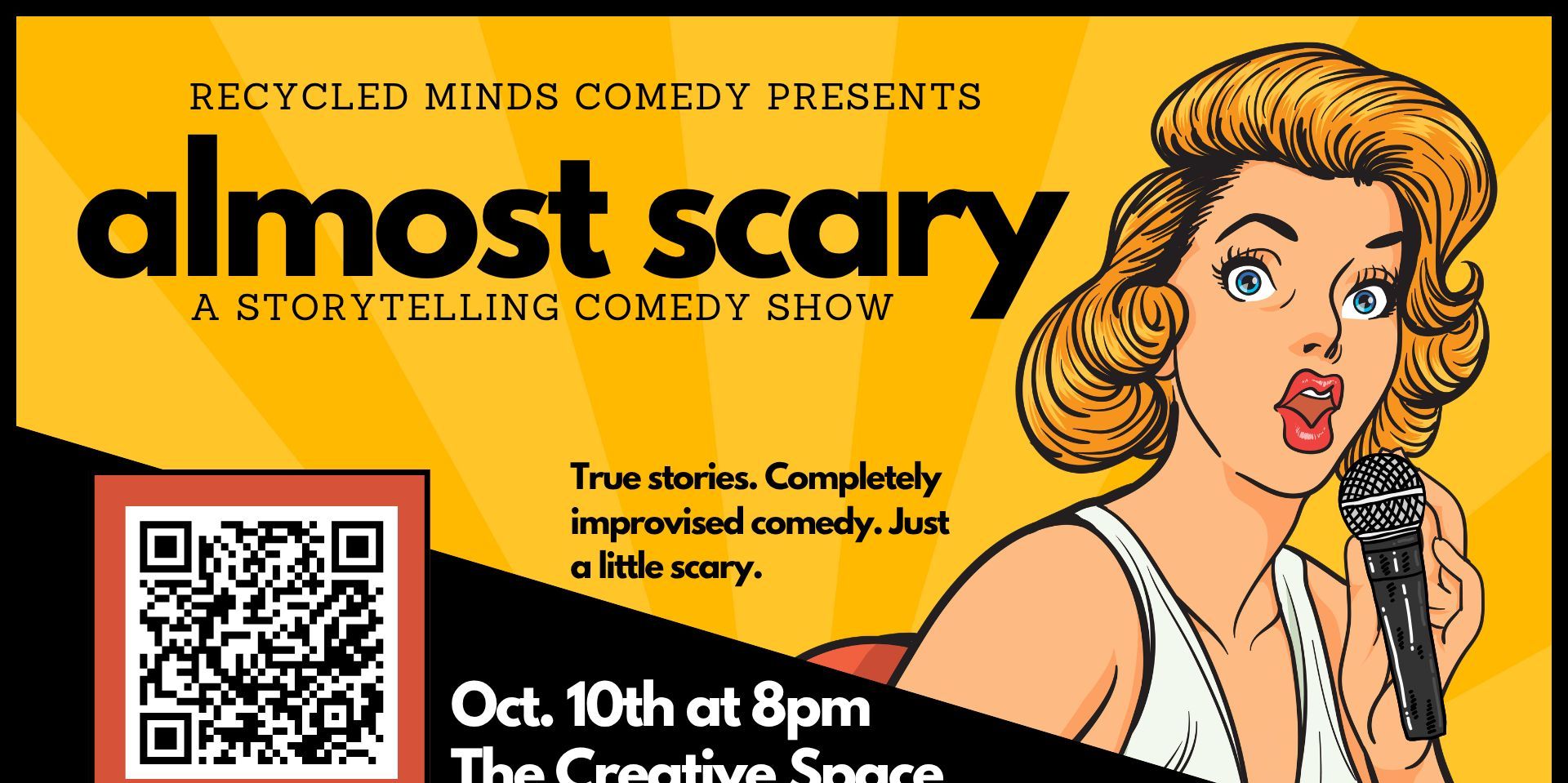 Almost Scary - A Storytelling Comedy Show promotional image