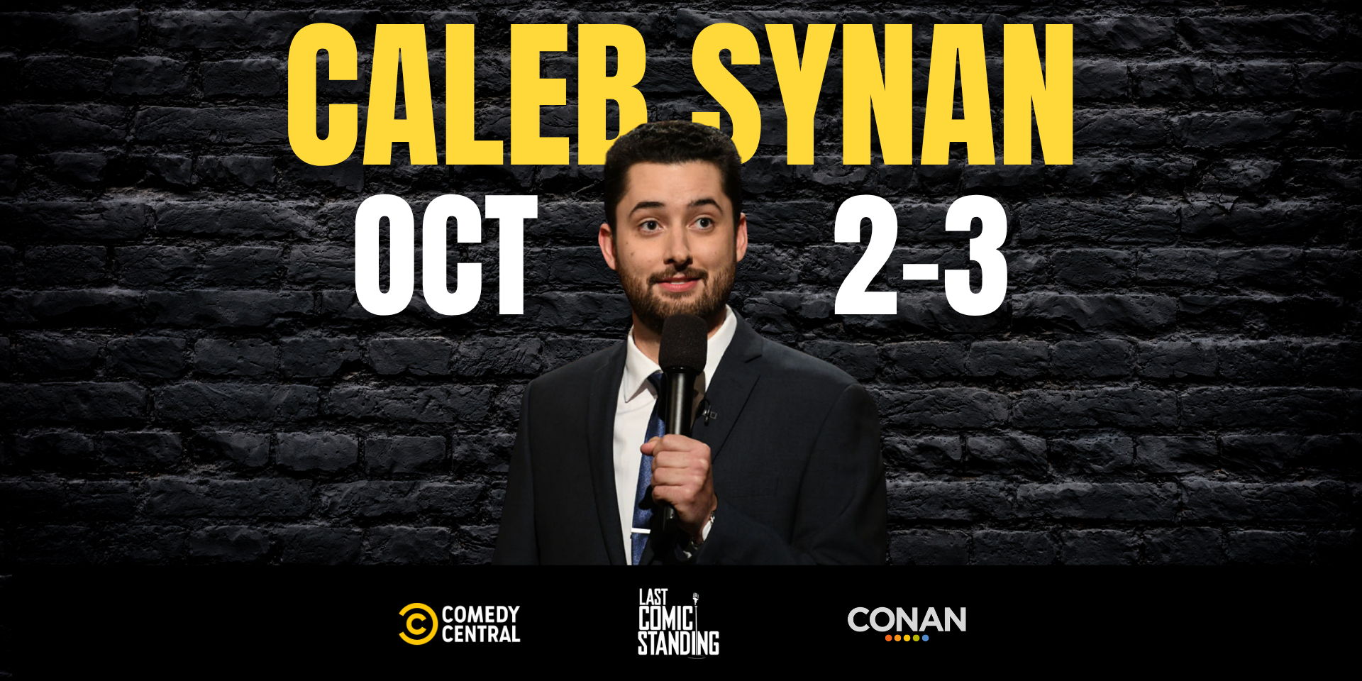 Caleb Synan (Conan, Comedy Central, Last Comic Standing) Live in Denver! Plus Free Pizza promotional image