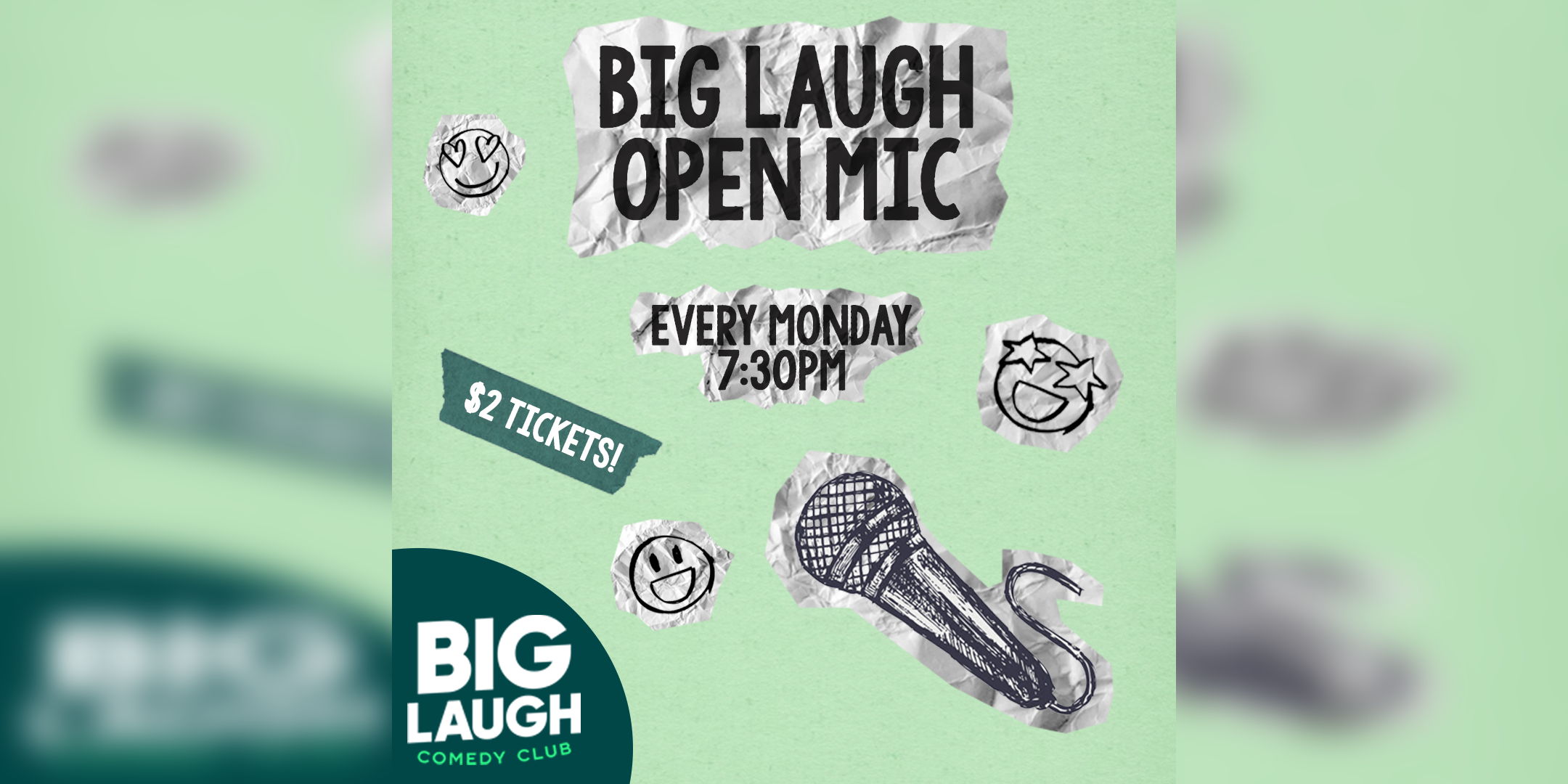 The Big Laugh Open Mic promotional image