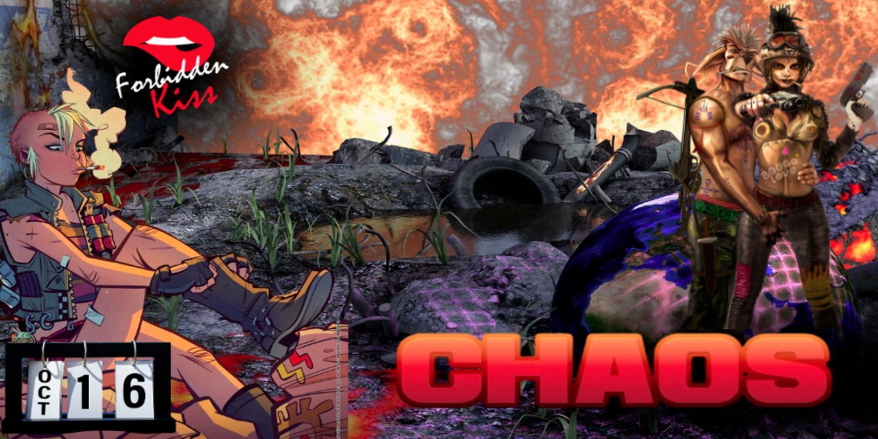 Forbidden Kiss LIVE - Chaos promotional image