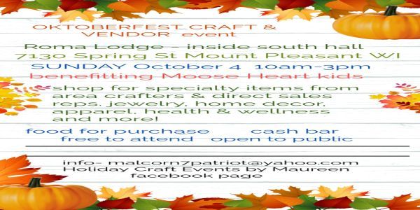 Oktoberfest Crafts and Vendor show promotional image