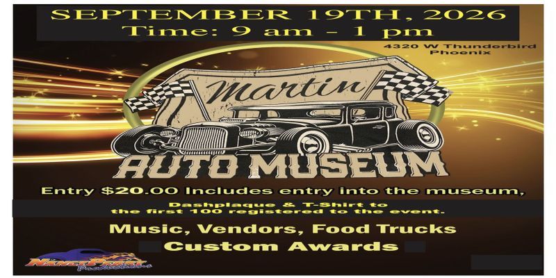 Car Show at the Martin Auto Museum promotional image