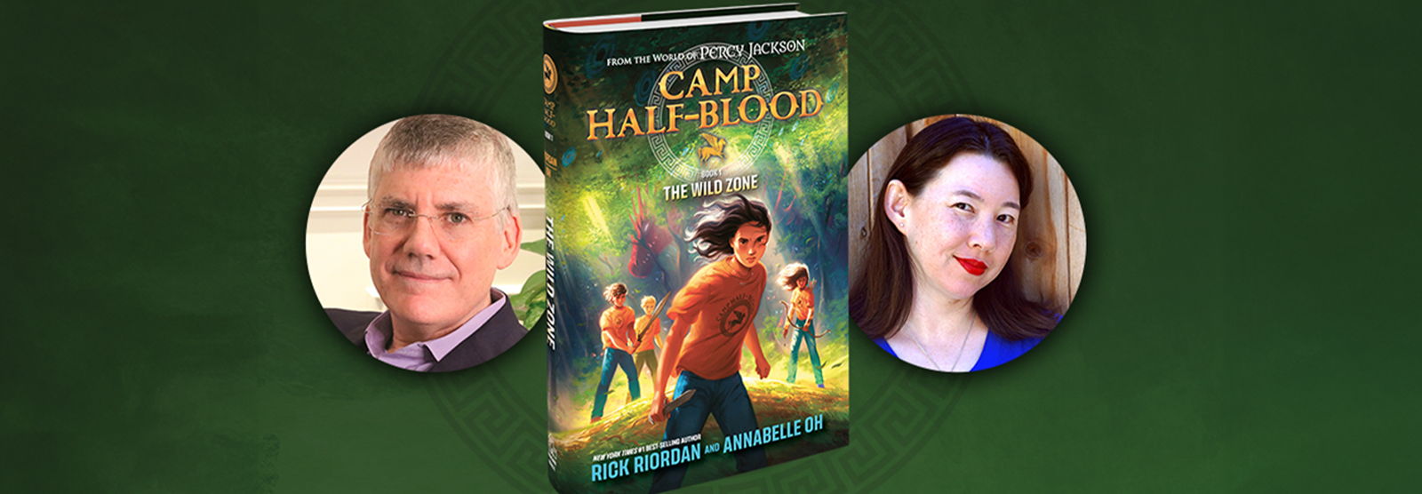 Return to Camp Half-Blood with Rick Riordan and Annabelle Oh promotional image