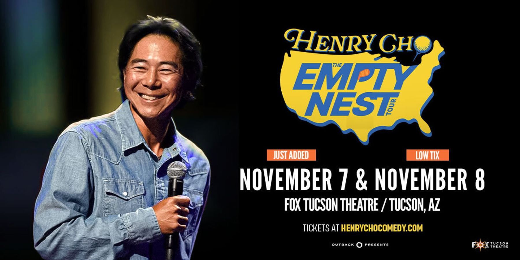 Henry Cho: The Empty Nest Tour promotional image