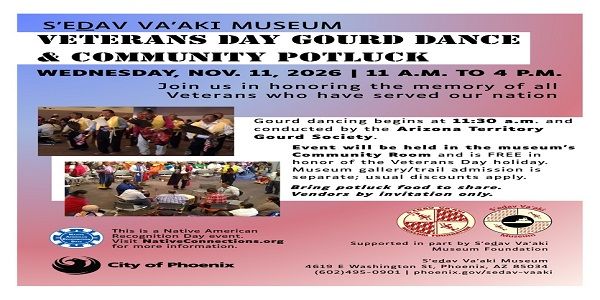 Veterans' Day Gourd Dance and Community Potluck promotional image