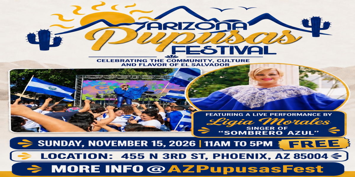 2026 Arizona Pupusas Festival promotional image