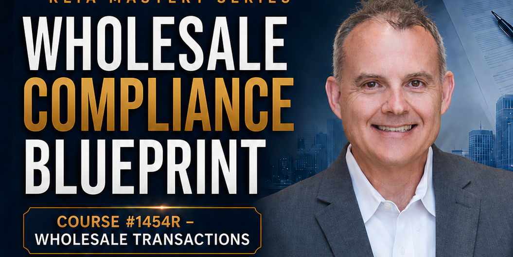 REIA Mastery Series: Wholesale Compliance Blueprint promotional image