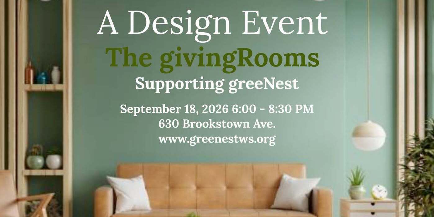 The givingRooms-A design event benefiting greeNest promotional image