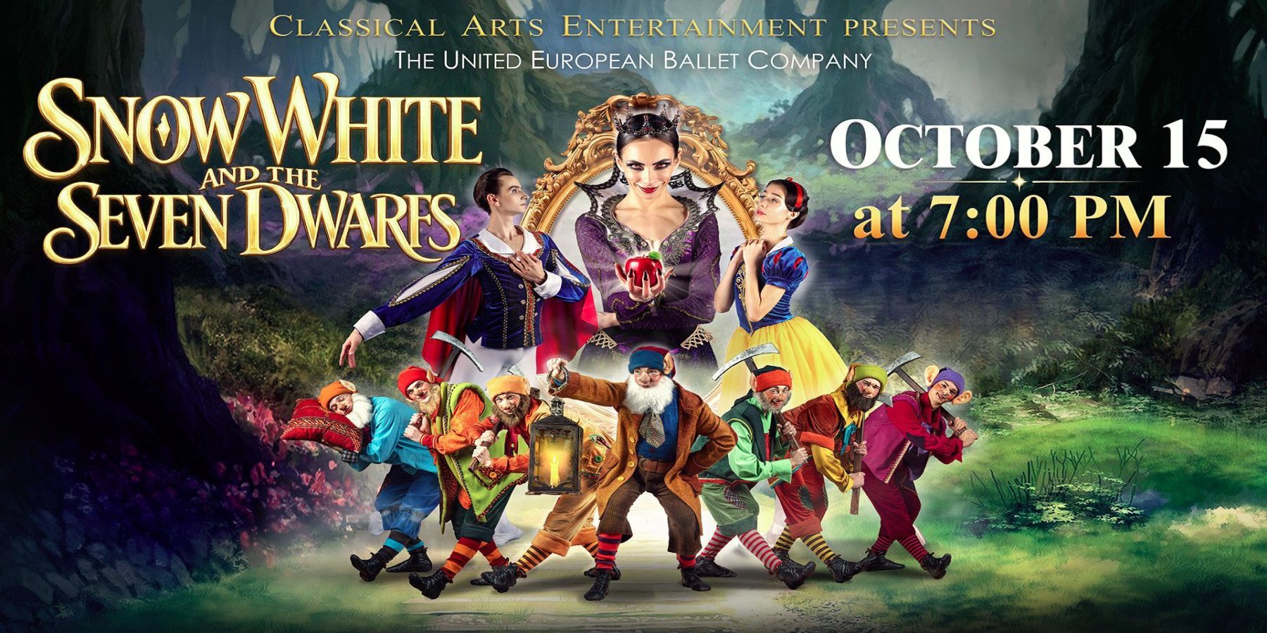 Snow White and the Seven Dwarfs by The United European Ballet Company promotional image