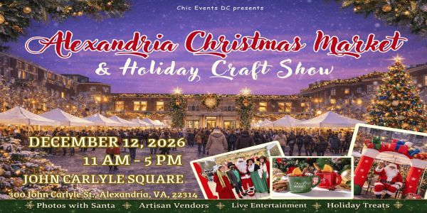 Old Town Alexandria Christmas Market and Holiday Craft Show promotional image