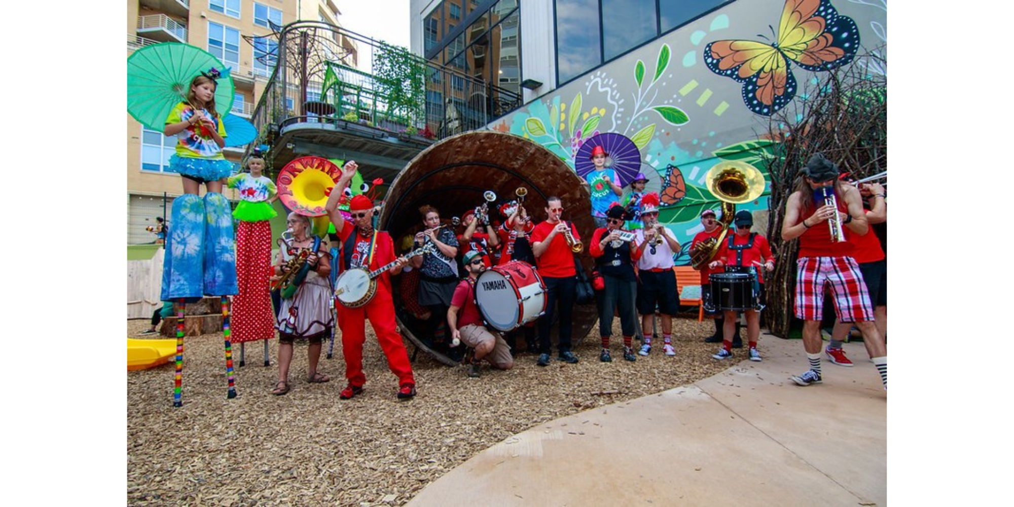 Black Star Drum Line & Forward! Marching Band at Madison Children's Museum promotional image