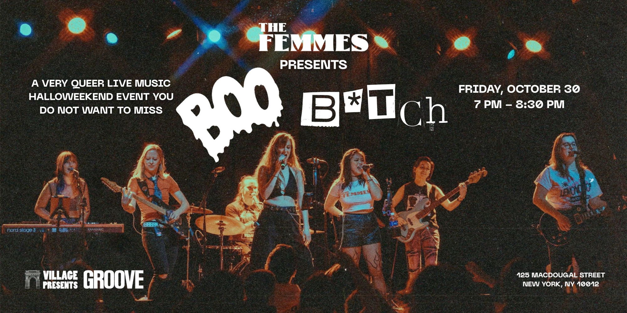 The Femmes Presents: Boo B*tch promotional image