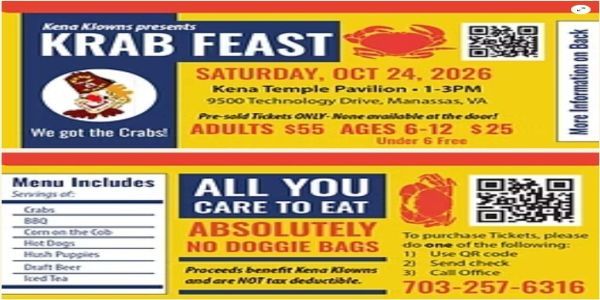 Kena Krab Feast 2026 promotional image