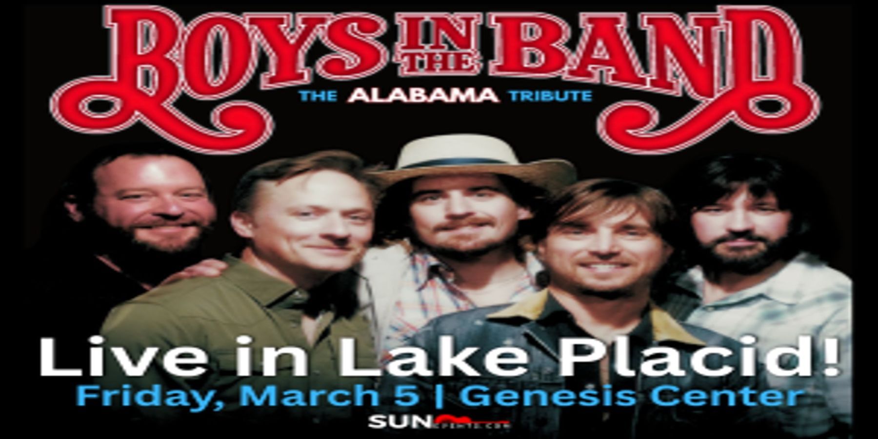 Boys in the Band - ALABAMA Tribute, March, Lake Placid promotional image