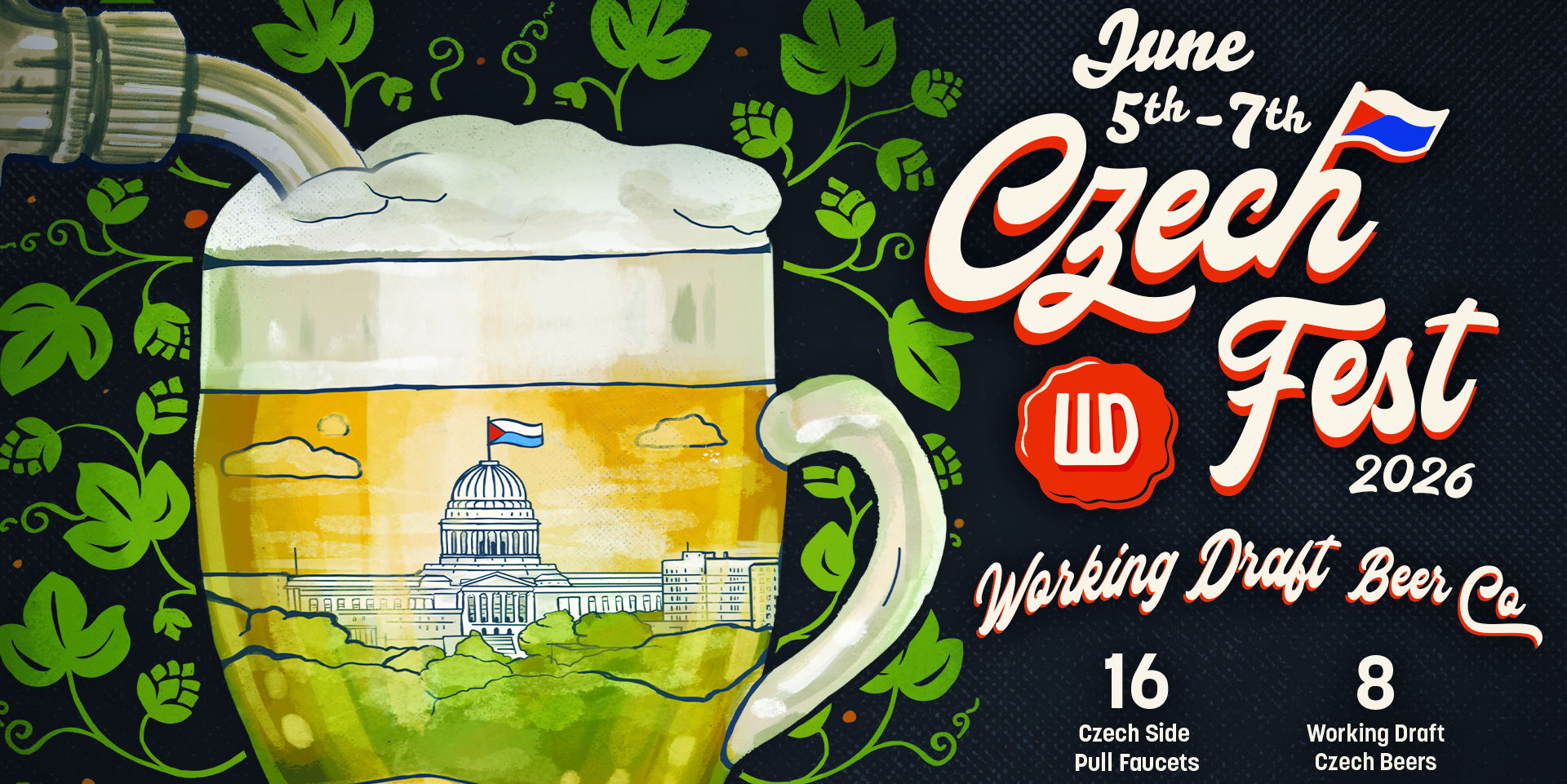 Czech Fest 2026 at Working Draft Beer Co promotional image