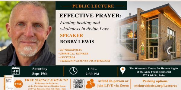 EFFECTIVE PRAYER: Finding healing and wholeness in divine Love promotional image