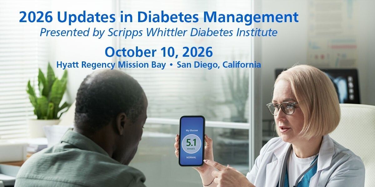 Scripps 2026 Updates in Diabetes Management CME Conference - San Diego promotional image