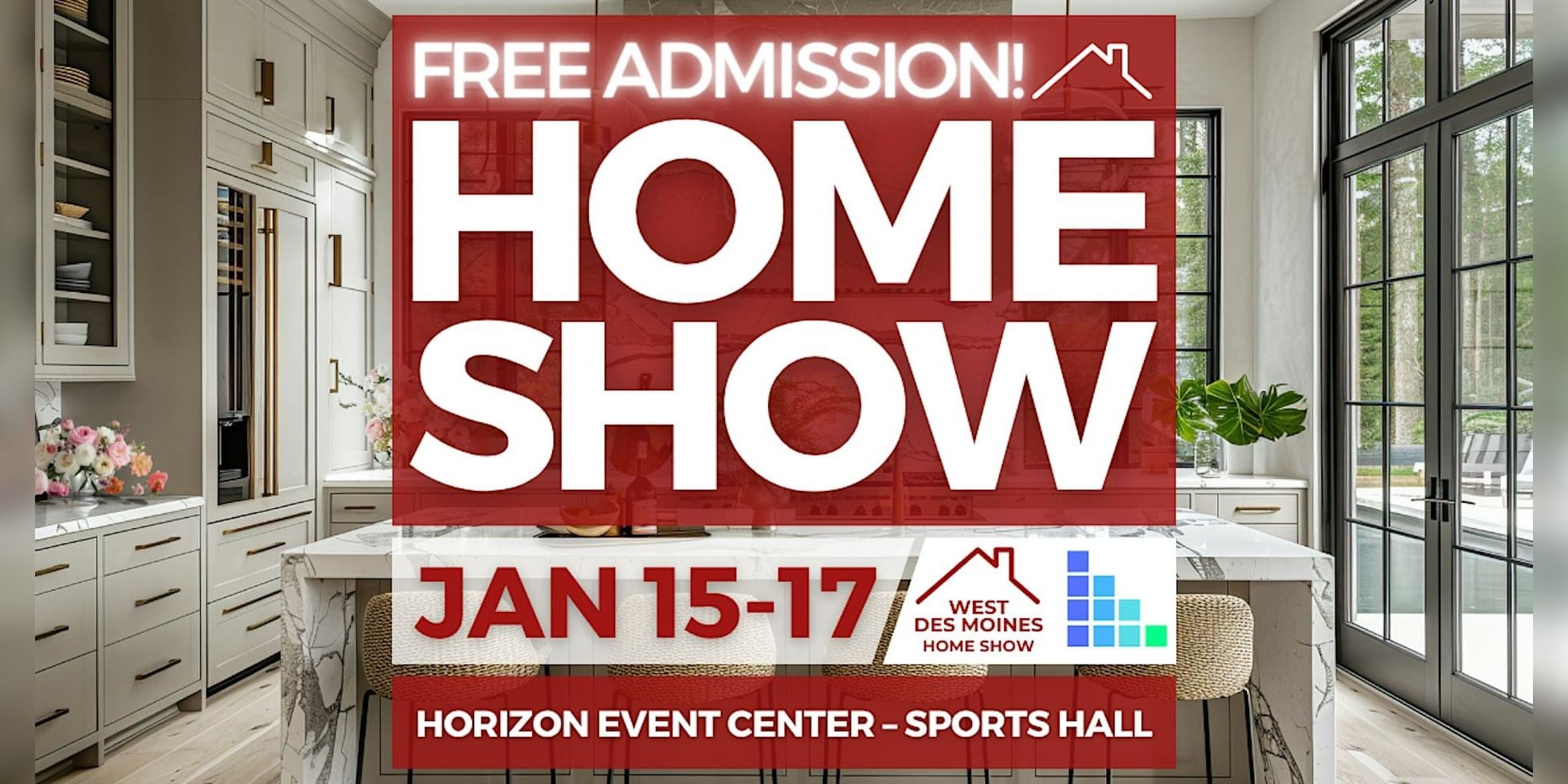 FREE West Des Moines Home Show, January 2027 promotional image