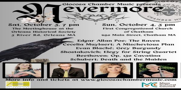 Giocosa Chamber Music presents Nevermore promotional image