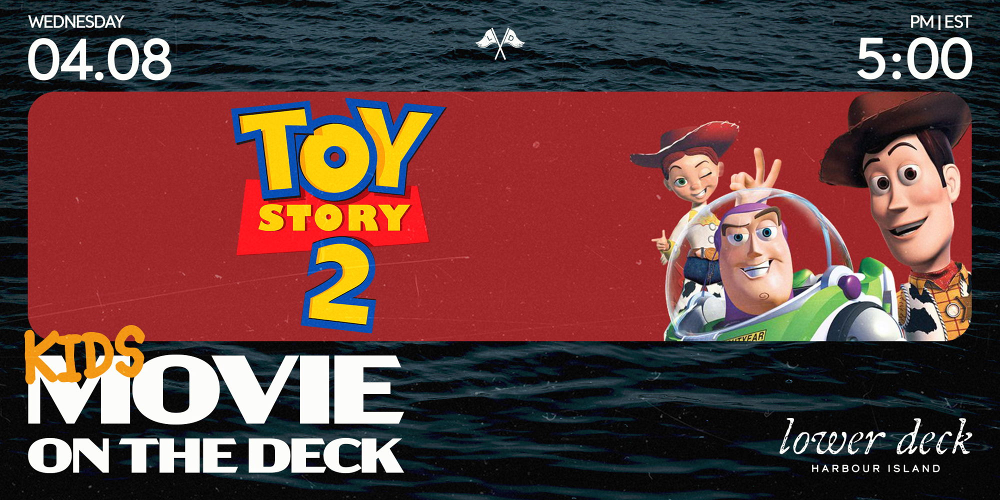 Kids Movie on the Deck: Toy Story 2 promotional image