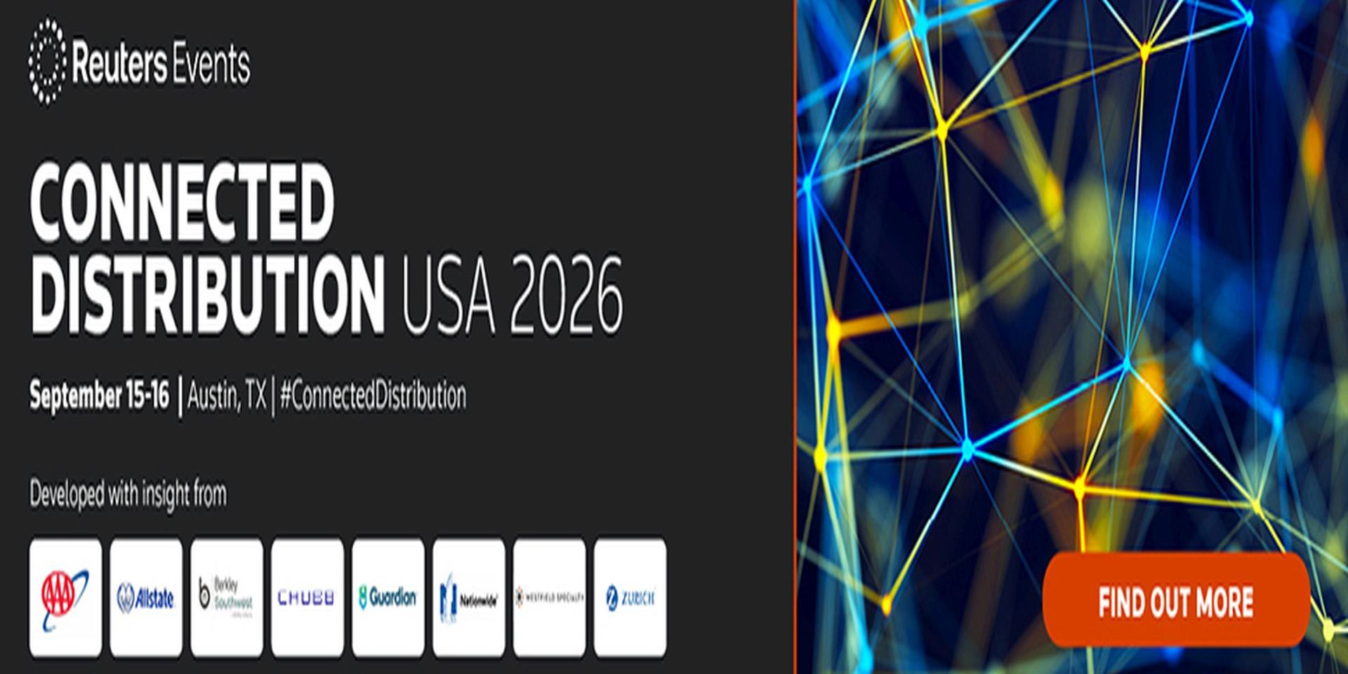 Reuters Events: Connected Distribution USA 2026 promotional image