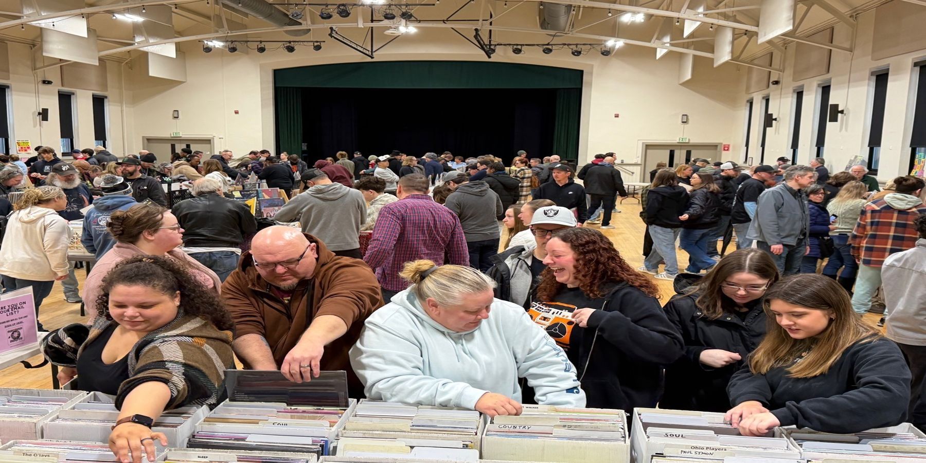 Vinyl Record Fun! The Bel Air Record Riot! Sun Nov 8th @The Bel AIr Armory, 10 AM-4 PM CDs too promotional image