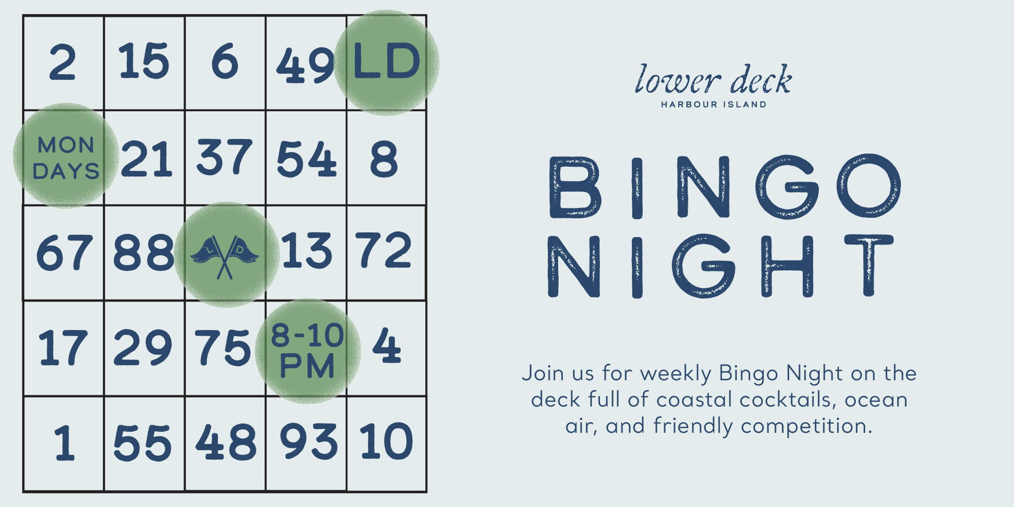 Lower Deck Bingo Nights promotional image