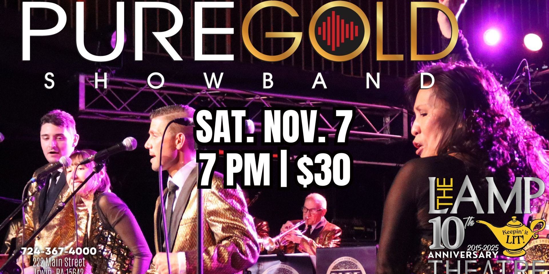 Pure Gold Showband - A High-Energy Celebration of Classic Hits promotional image