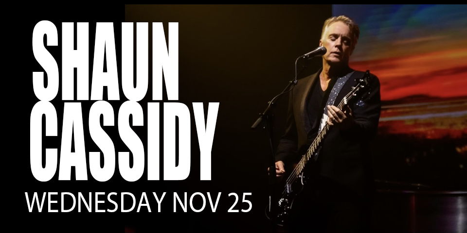 Shaun Cassidy UNWRAPPED: Songs and Stories For The Holidays tour coming to The Kent Stage Nov. 25th promotional image